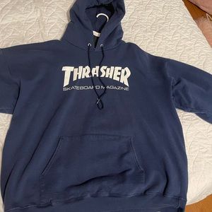 Navy Thrasher hoodie!